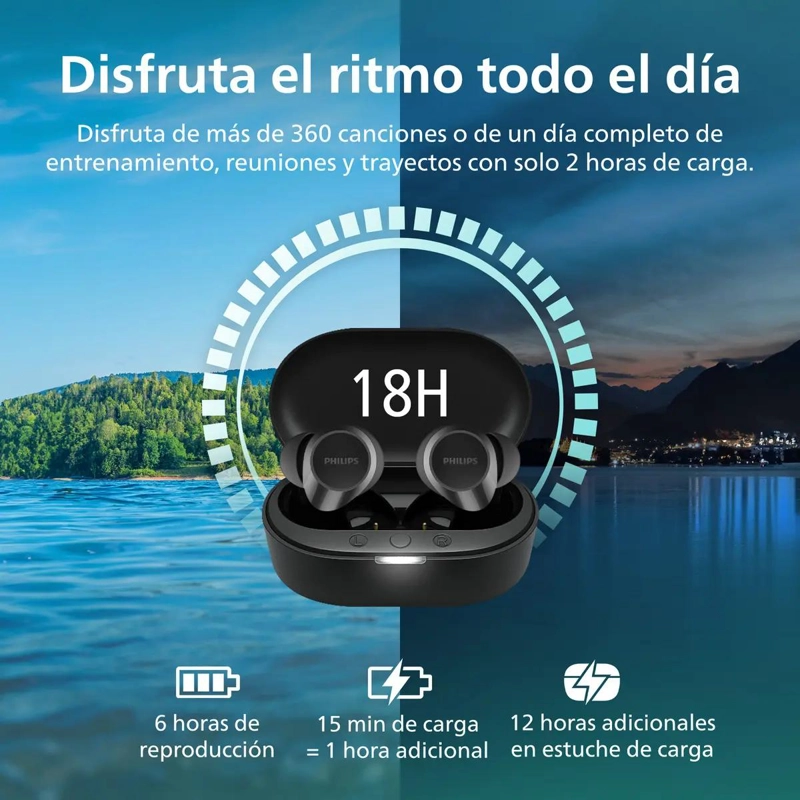 AUDIFONOS BLUETOOTH INALAMBRICOS TWS NEGRO - 3