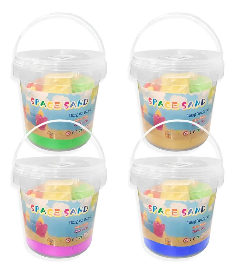PACK DE ARENA MAGICA 500G COLORES Y MOLDES - 1