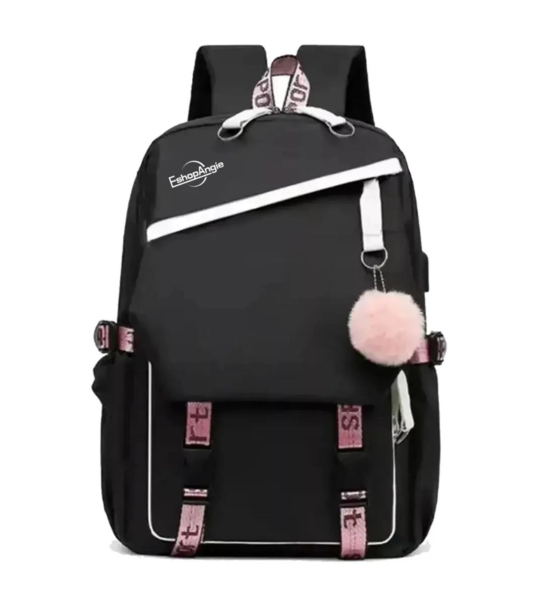 MOCHILA URBANA ESCOLAR CON PUERTO USB Y AUX - 1