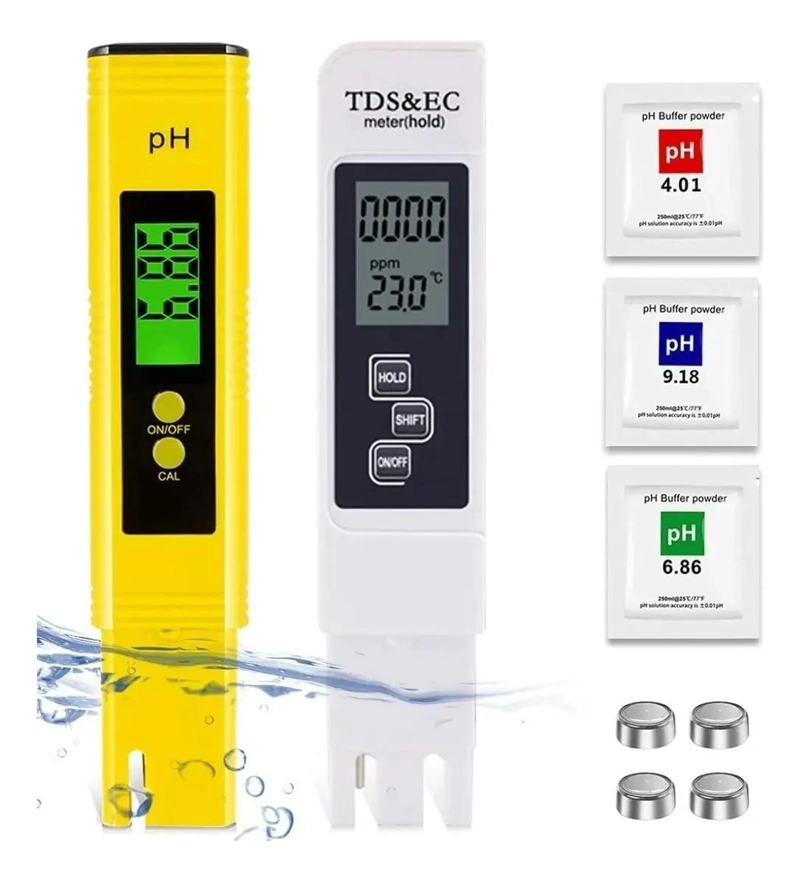 MEDIDOR DIGITAL DE PH Y TDS CON CALIBRACION - 2