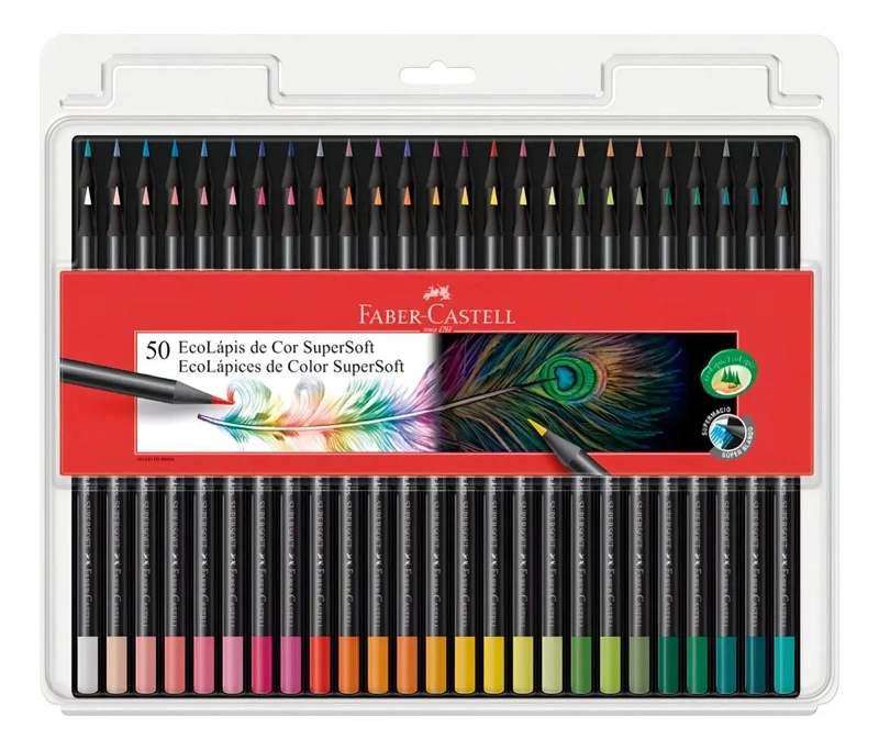 50 LAPICES PROFESIONALES SUPER SOFT COLORES - 1