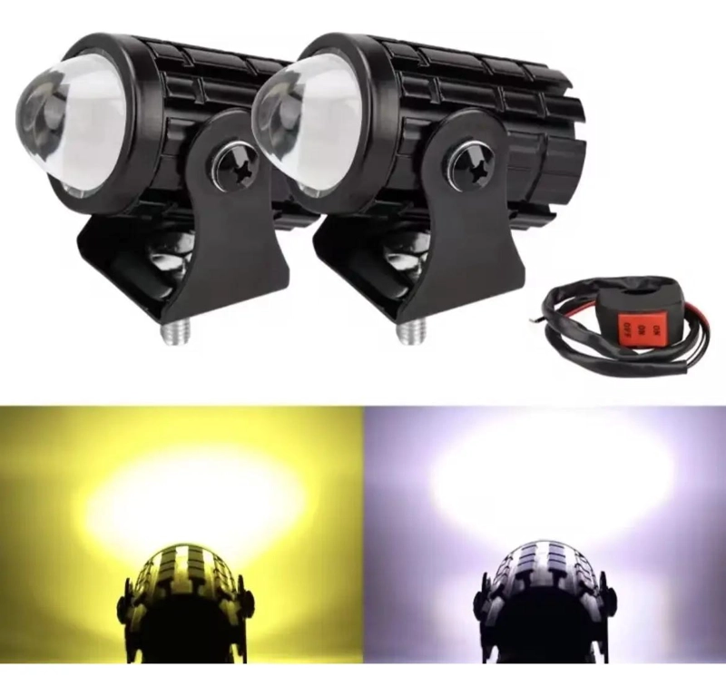 NEBLINEROS LED LUPA DUO COLOR 12V CON SWITCH - 1
