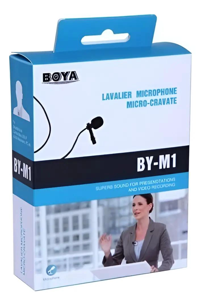 MICROFONO LAVALIER SOLAPA PARA DSLR Y CAMARAS - 1