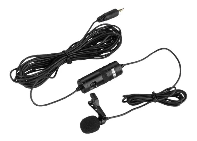 MICROFONO LAVALIER SOLAPA PARA DSLR Y CAMARAS - 2