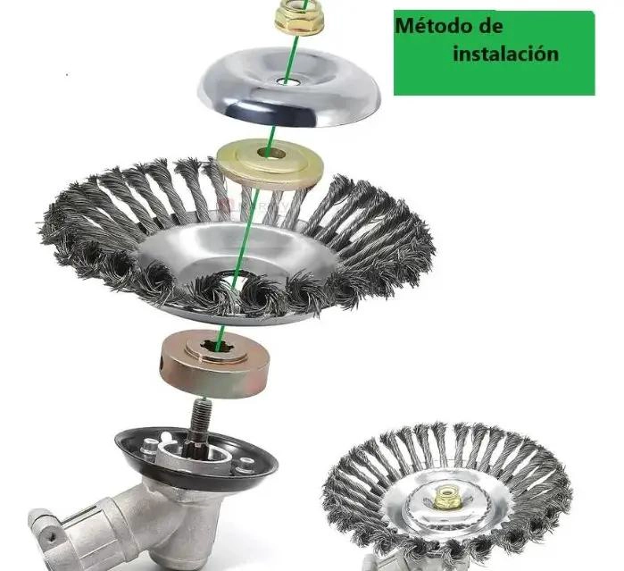 CABEZAL DE ALAMBRE PARA DESMALEZADORA 8 PULGADAS - 2