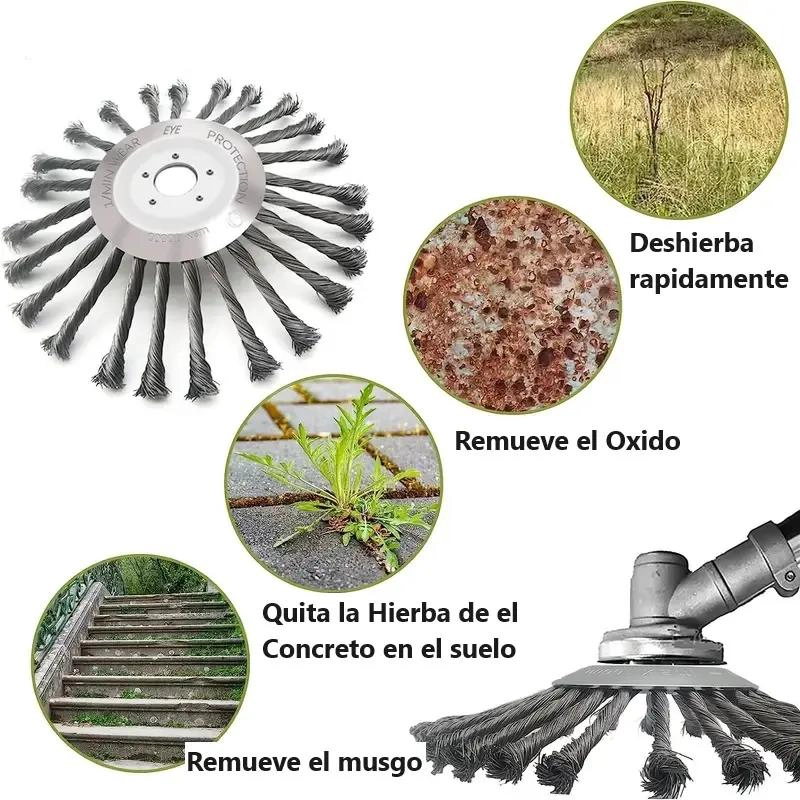 CABEZAL DE ALAMBRE PARA DESMALEZADORA 8 PULGADAS - 5