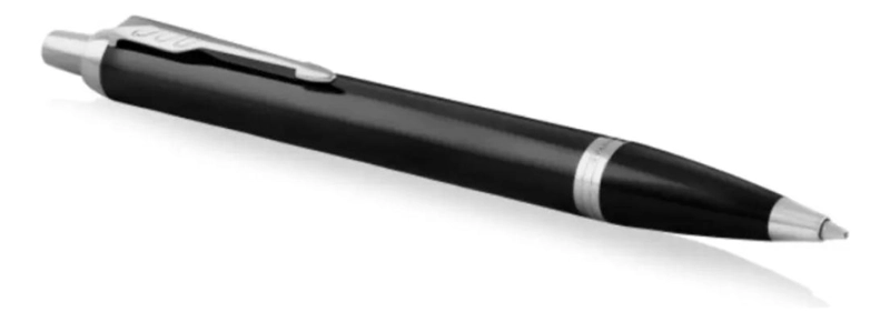 BOLIGRAFO LACADO NEGRO CON TINTA LIQUIDA Y ESTUCHE - 3