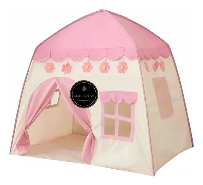 CASITA DE CAMPAÑA ROSA PARA NIÑOS - 1