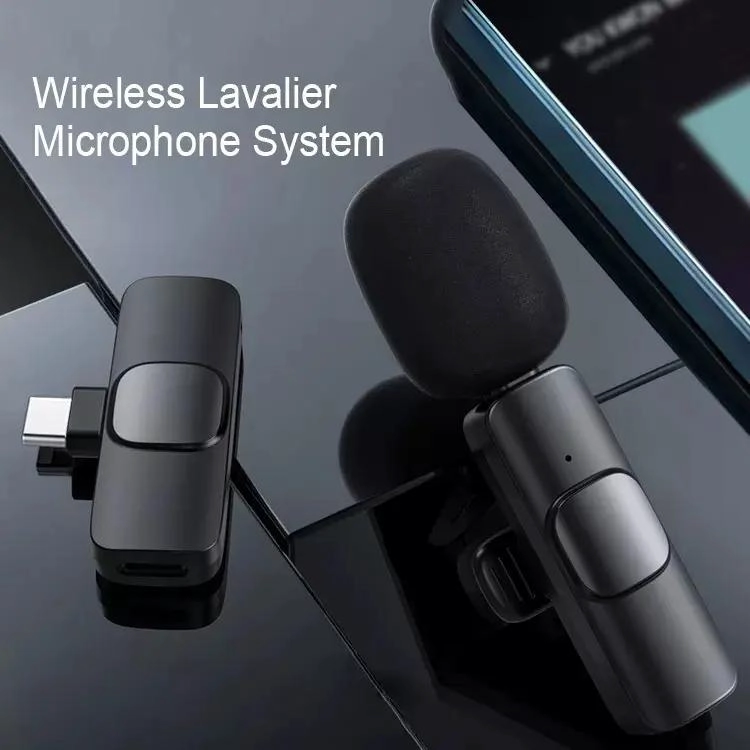 MICROFONO LAVALIER INALAMBRICO USB-C PARA CELULAR - 4