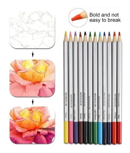 KIT 72 PIEZAS LAPICES DE COLORES PARA DIBUJO - 3