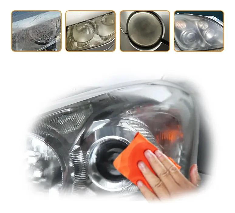 KIT DE REPARACION Y PULIDO PARA FAROS DE AUTO - 5