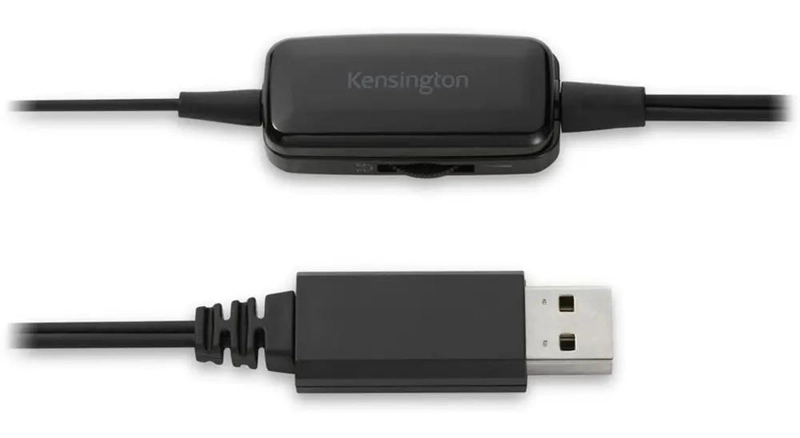 AUDIFONOS MONO USB CON MICROFONO COLOR NEGRO - 2