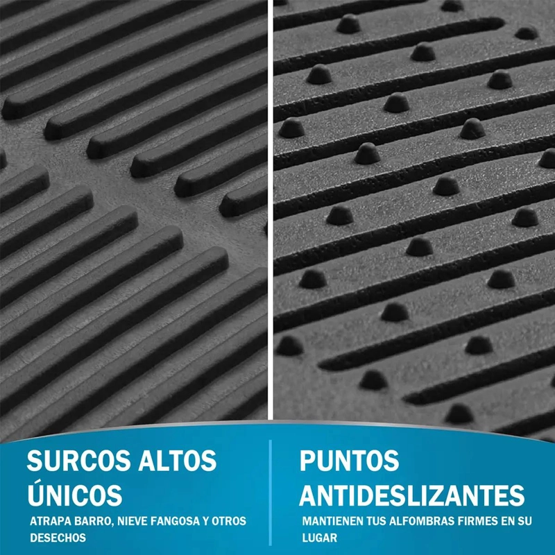 PISOS DE GOMA SET 3 PIEZAS PARA VEHICULOS - 10
