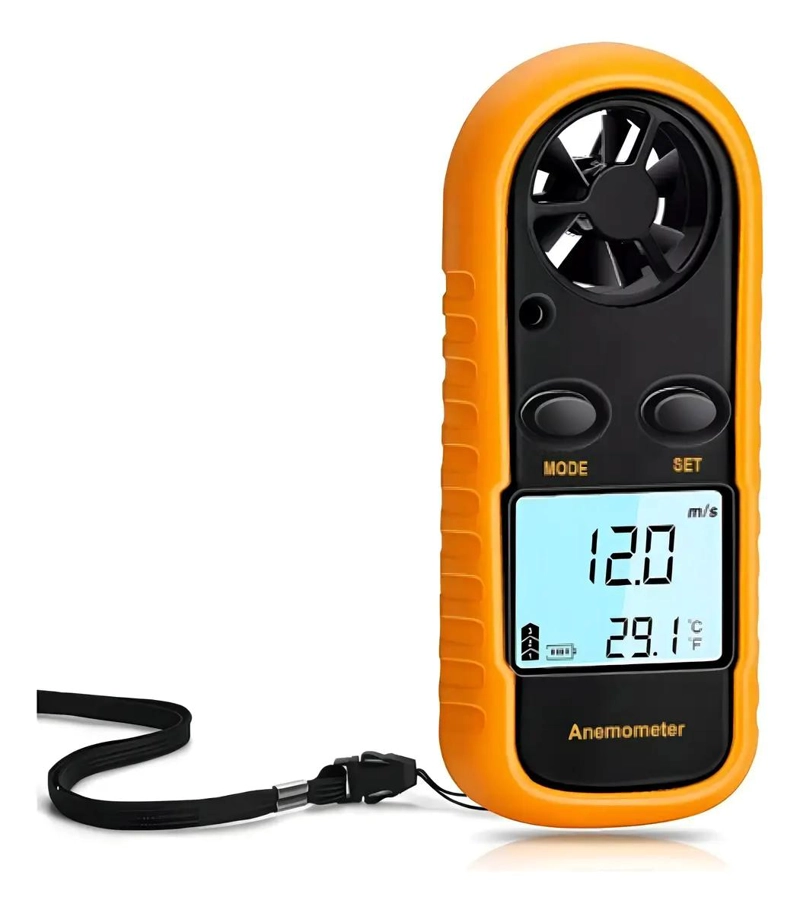 ANEMOMETRO Y TERMOMETRO DIGITAL PARA VIENTO - 3