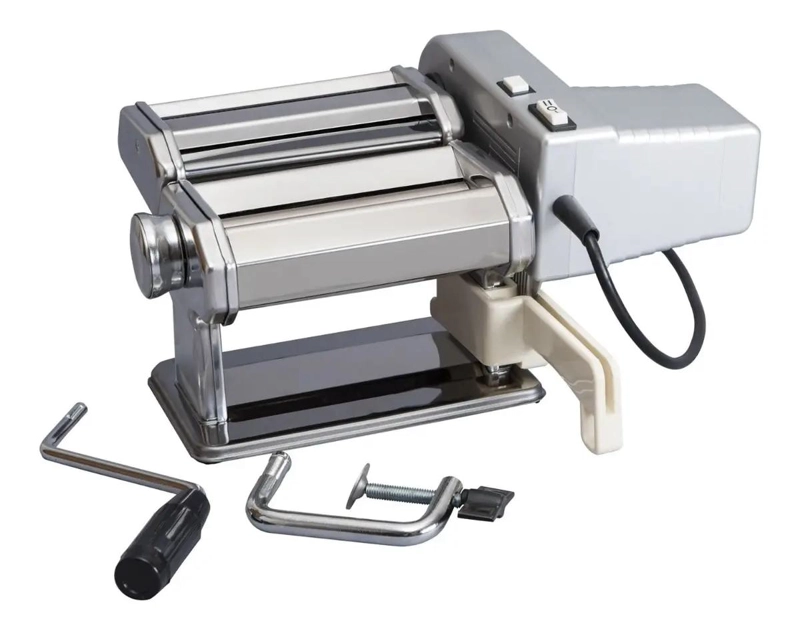 MAQUINA PARA HACER PASTAS MANUAL PLATEADA - 2