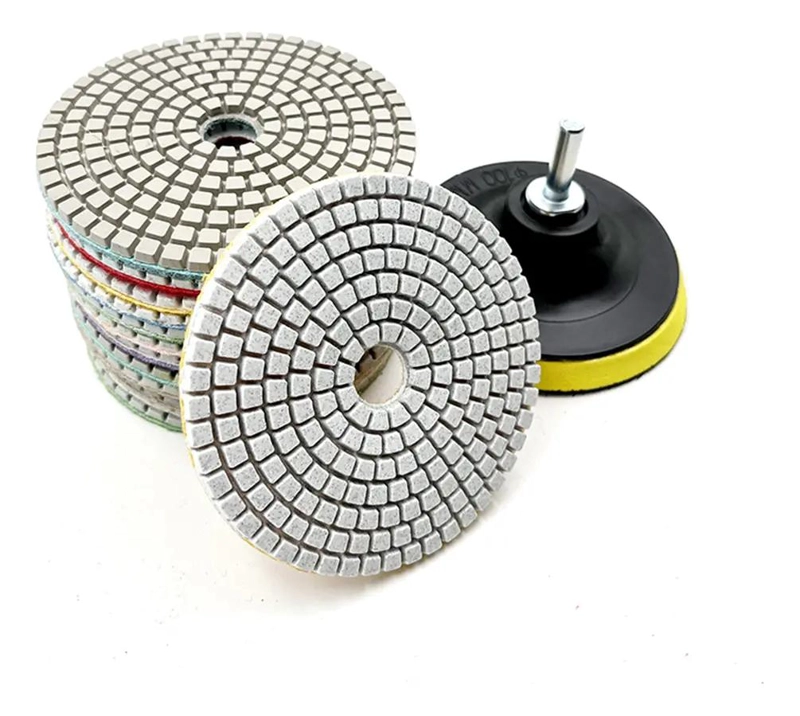 JUEGO DE DISCOS ABRASIVOS DE AGUA PARA MARMOL 17 PIEZAS - 3