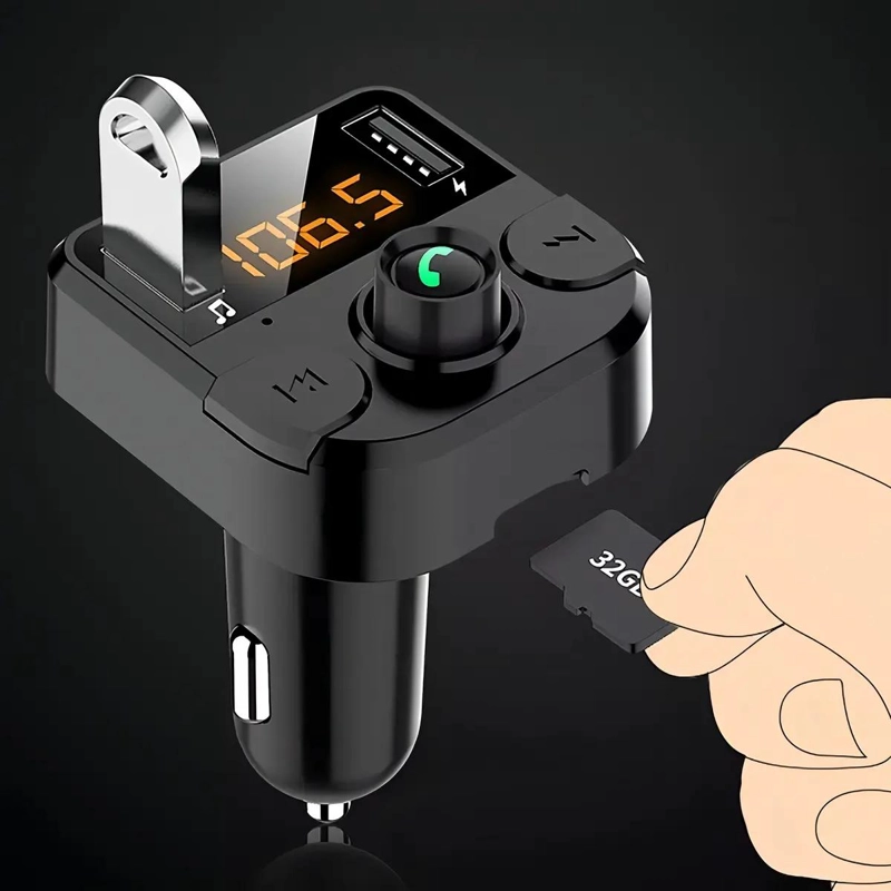 TRANSMISOR BLUETOOTH FM CON USB Y SD - 3