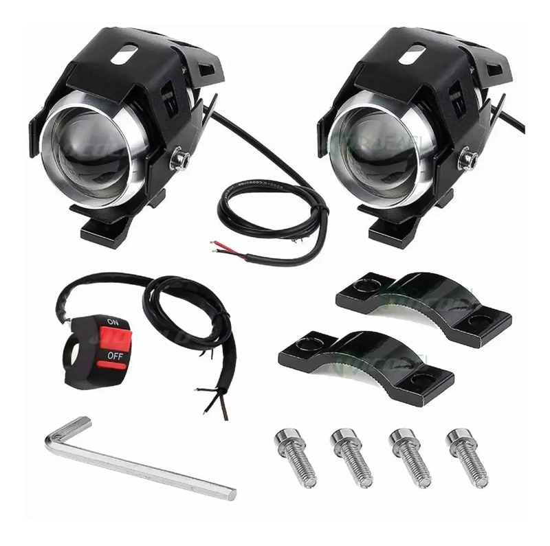 LAMPARA FOCO NEBLINERO LED UNIVERSAL PARA MOTO - 4
