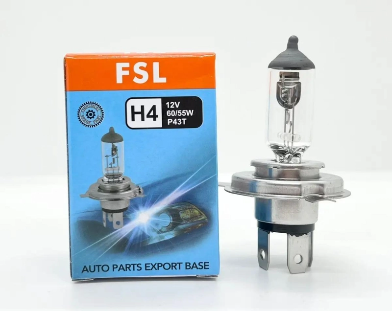 PACK 10 AMPOLLETAS HALOGENAS H4 12V 60/55W P43T - 2