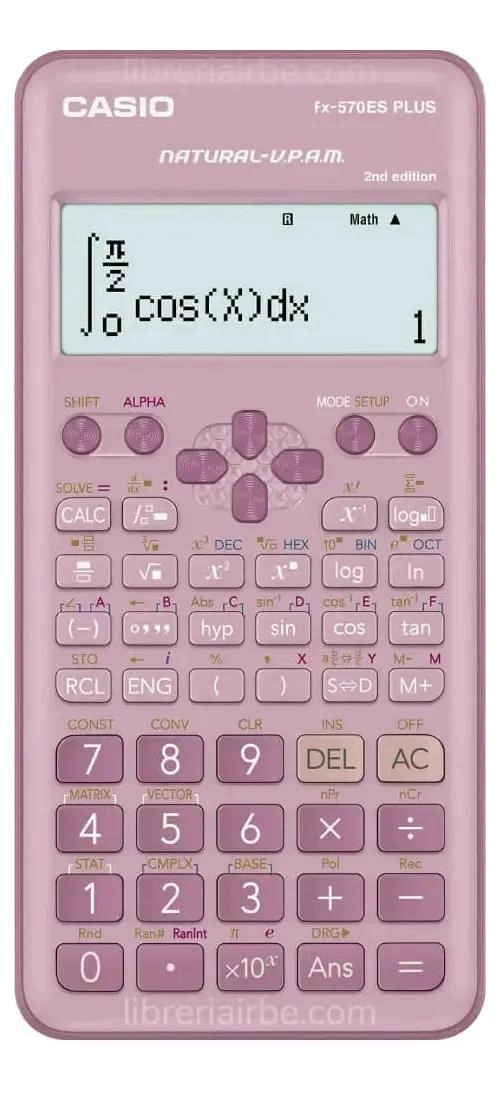 CALCULADORA CIENTIFICA ROSA FX 570 LA PLUS - 1
