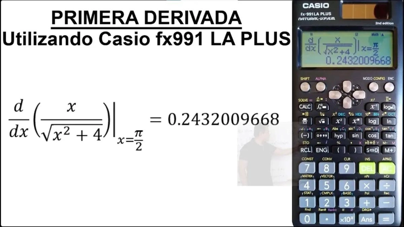 CALCULADORA CIENTIFICA FX-991 COLOR NEGRO - 2