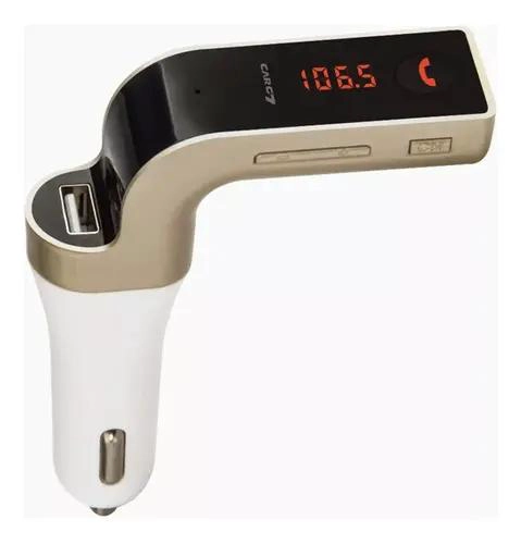 TRANSMISOR BLUETOOTH FM CARGADOR USB MANOS LIBRES - 1