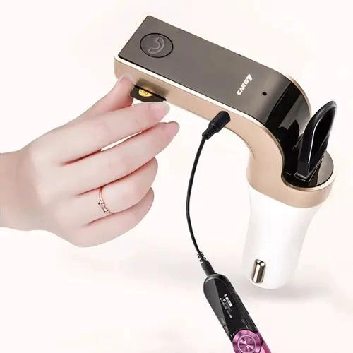 TRANSMISOR BLUETOOTH FM CARGADOR USB MANOS LIBRES - 2