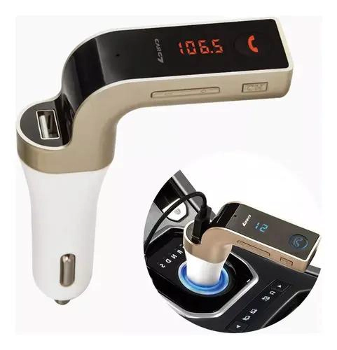 TRANSMISOR BLUETOOTH FM CARGADOR USB MANOS LIBRES - 3