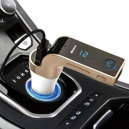 TRANSMISOR BLUETOOTH FM CARGADOR USB MANOS LIBRES - 4