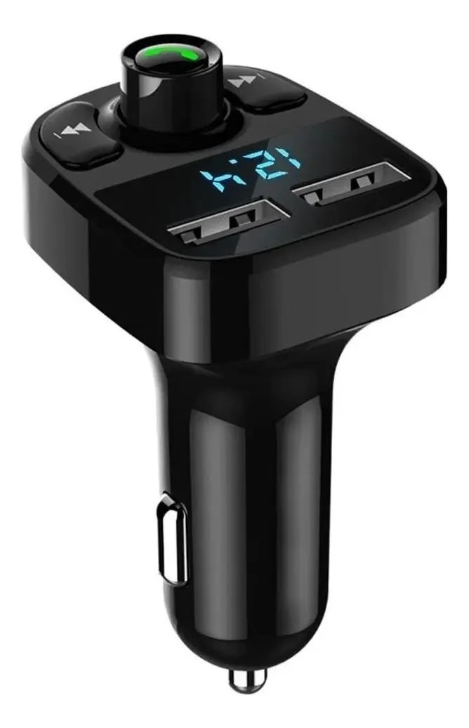 RECEPTOR BLUETOOTH PARA AUTOS CON CARGA RAPIDA - 3