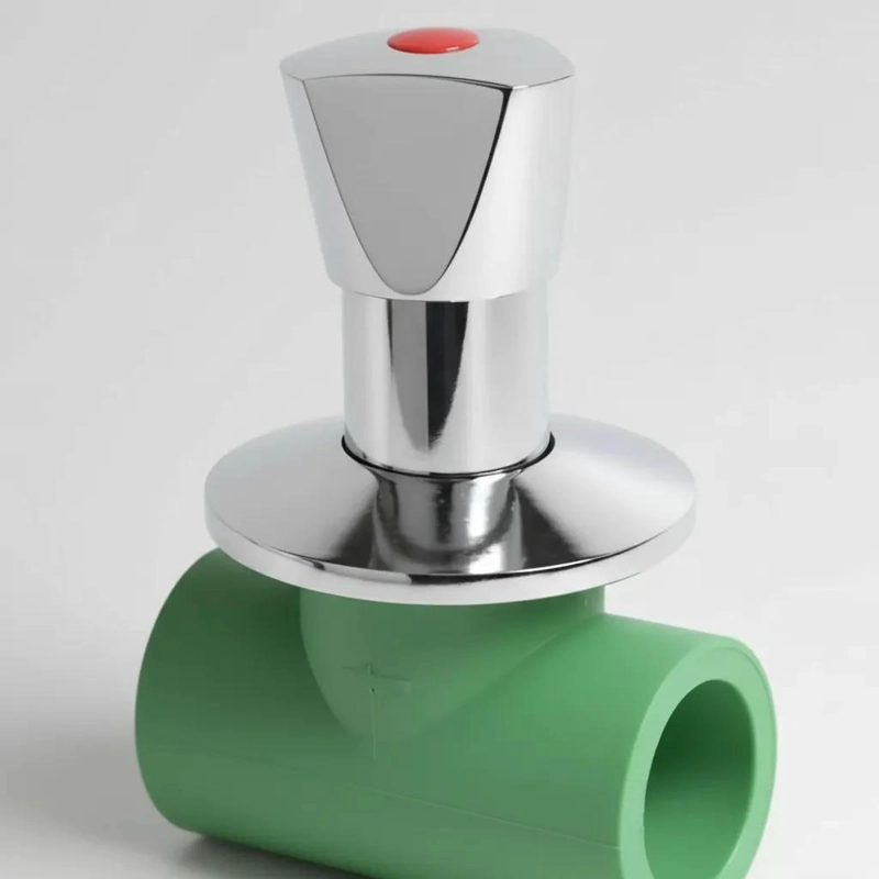 LLAVE DE PASO PPR CAMPANA CROMADA 20MM - 3