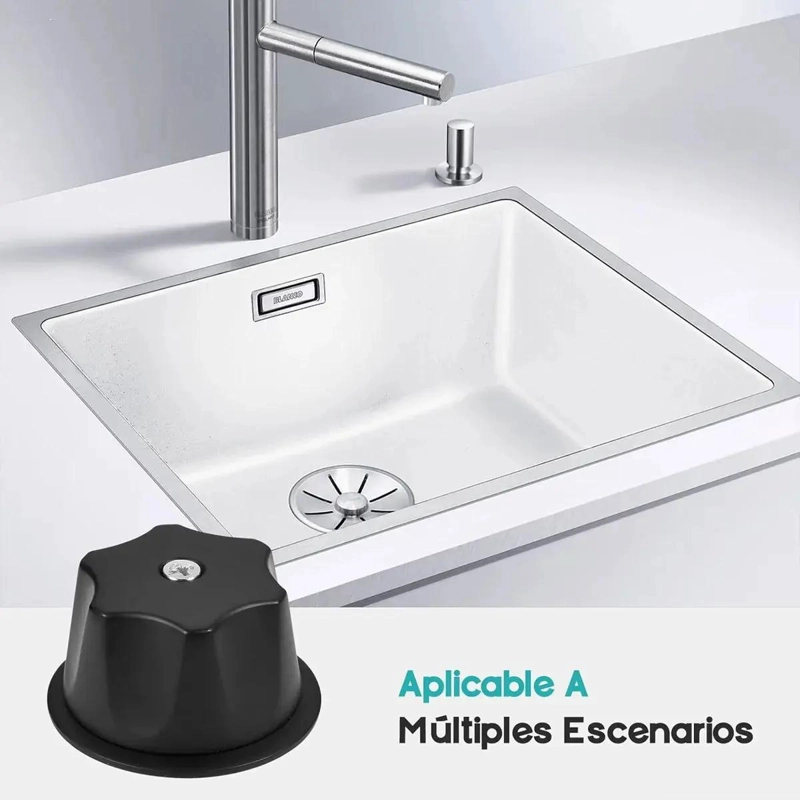 REGADERA CUADRADA NEGRA 30 CM ALTA PRESION - 4