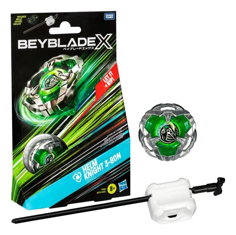 BEYBLADE X HELM KNIGHT3-80N CABALLERO DEL CASCO - 1