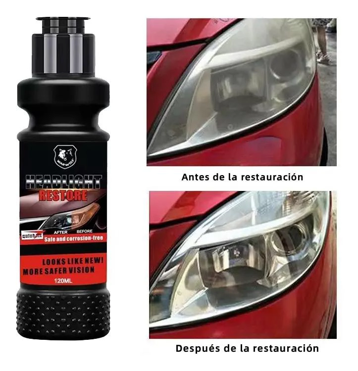 LOCION REPARADORA DE FAROS CON ESPONJA - 2