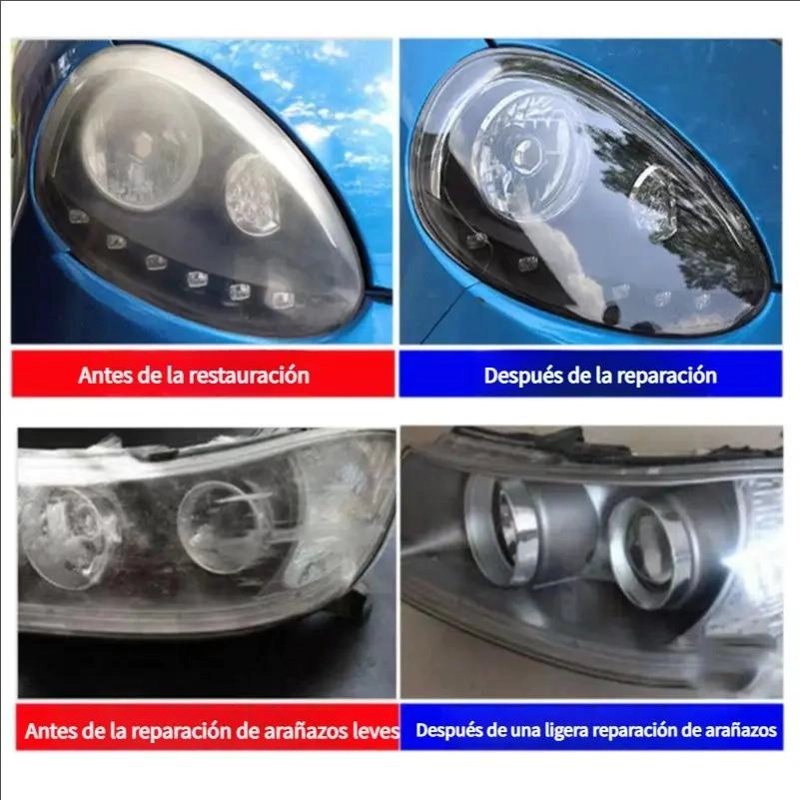 LOCION REPARADORA DE FAROS CON ESPONJA - 4