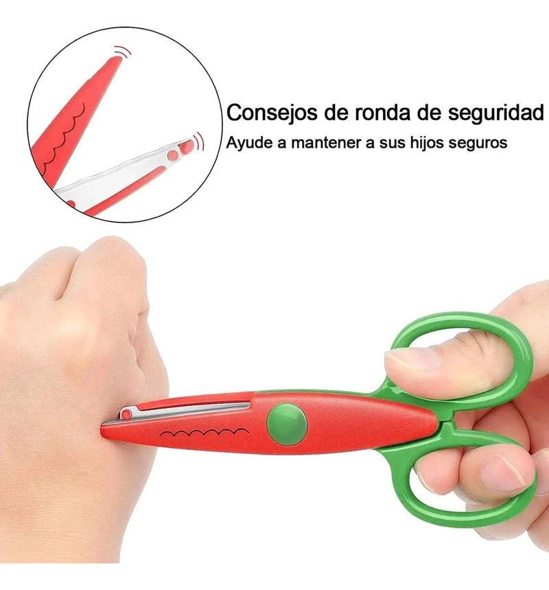 KIT 6 TIJERAS ZIGZAG Y 15 PERFORADORAS DISEÑO - 4