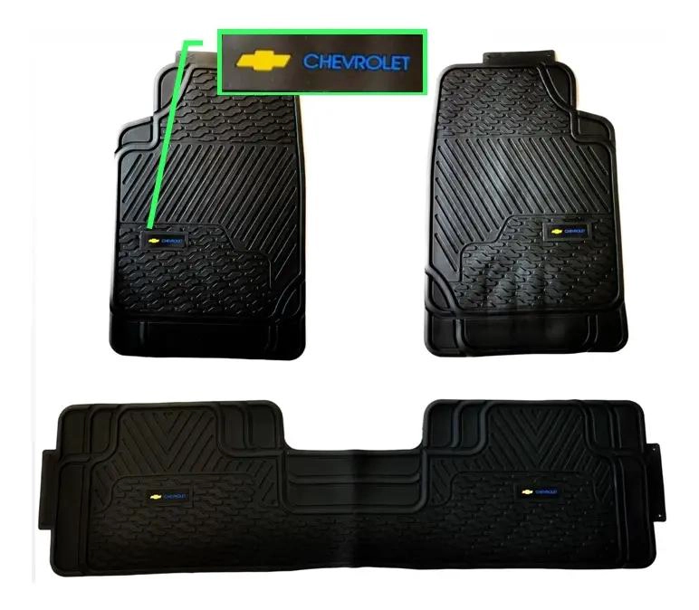 PISOS DE GOMA PARA AUTO, SET COMPLETO - 3