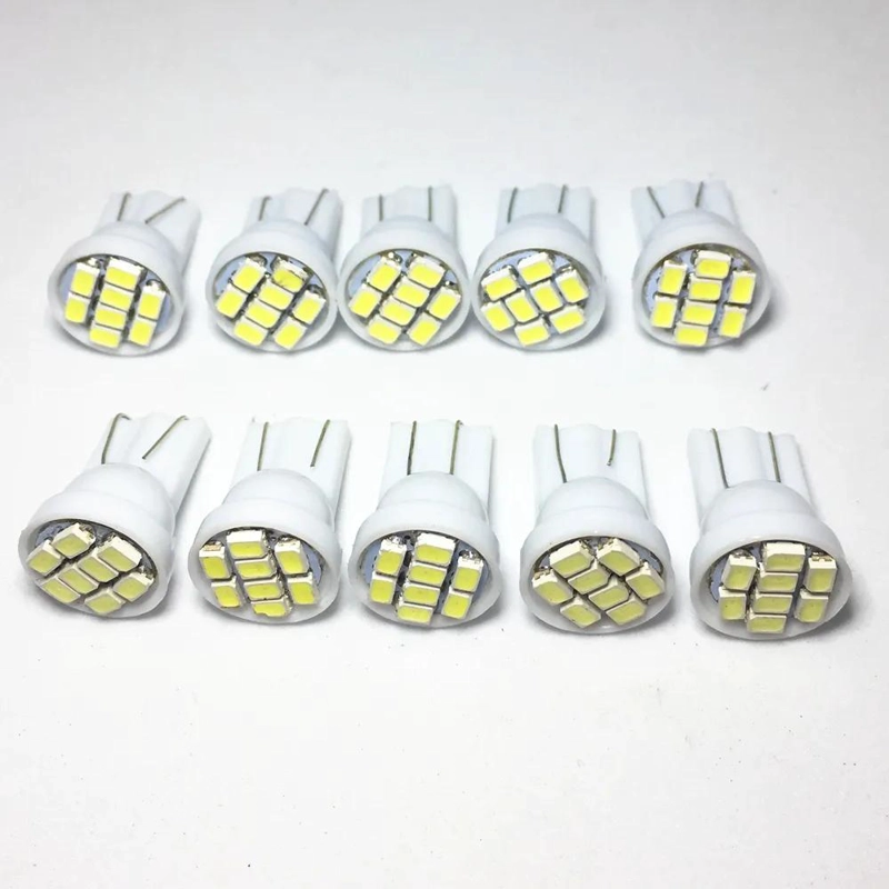 AMPOLLETAS LED T10 8 SMD 3020 BLANCO - 1