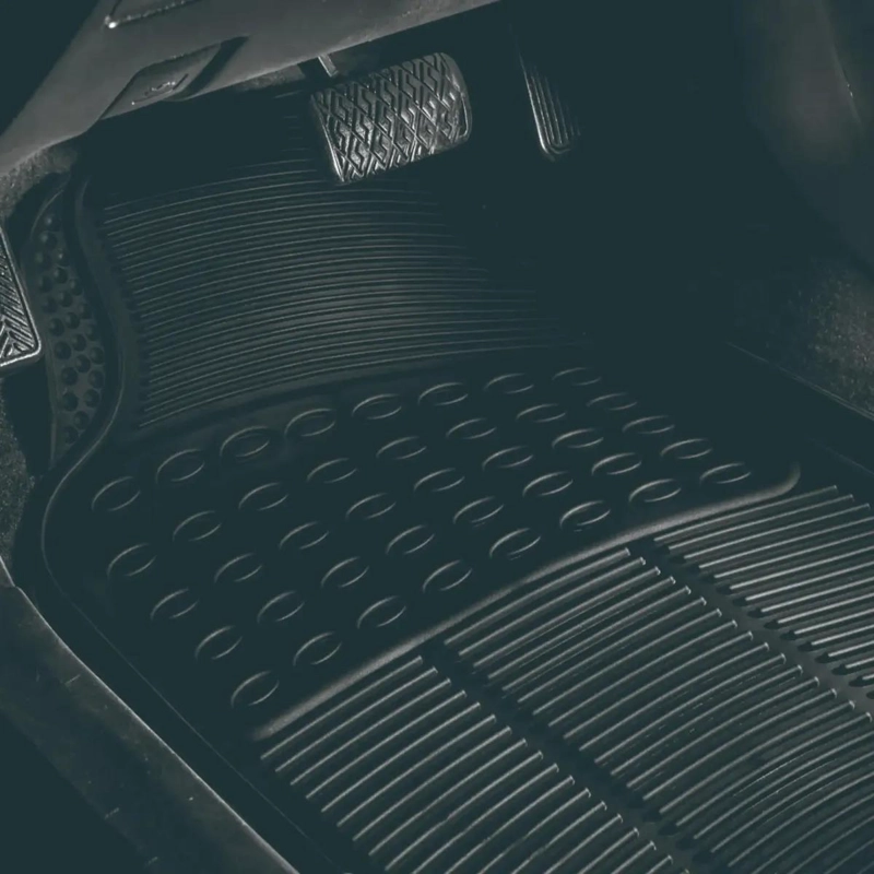 ALFOMBRA DE GOMA PARA AUTO 3 PIEZAS CAMELLO - 8