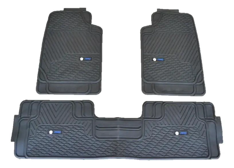PISOS DE GOMA PARA AUTO JEEP, SET COMPLETO - 1