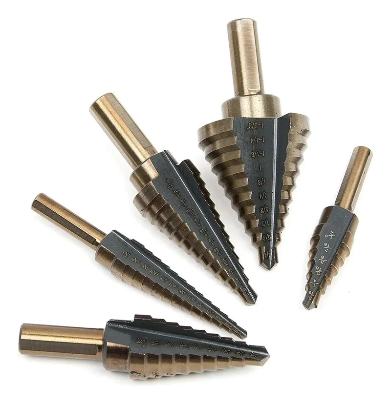 SET DE 5 BROCAS ESCALONADAS PARA METAL - 2