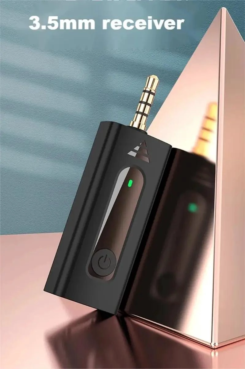 MICROFONOS LAVALIER INALAMBRICOS 3.5MM PARA CELULAR - 2
