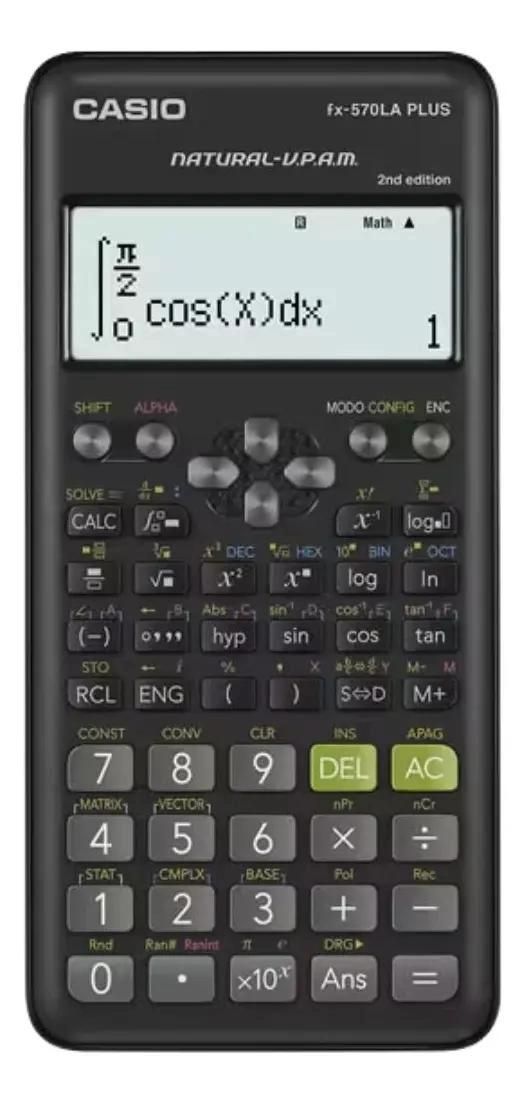 CALCULADORA CIENTIFICA FX-570LAPLUS NEGRA - 1