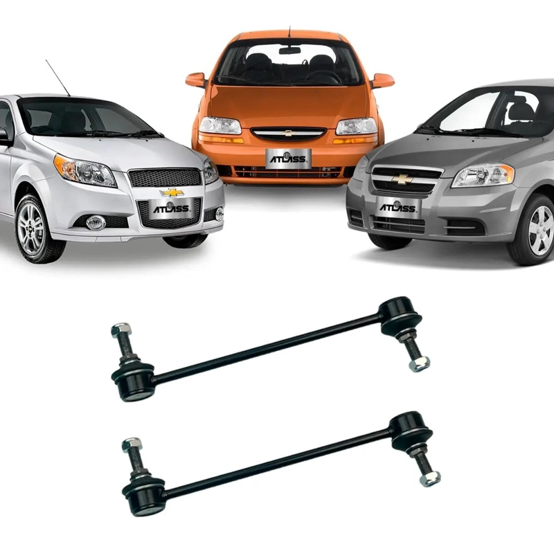 BIELETAS DELANTERAS CHEVROLET AVEO 1.4 2004-2016 - 1