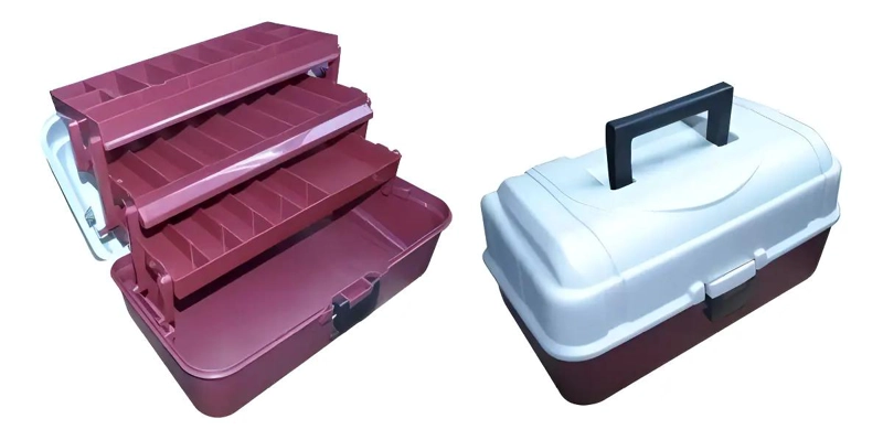 CAJA DE PESCA RAPTOR 3 BANDEJAS 42X21X22,5 CM - 1