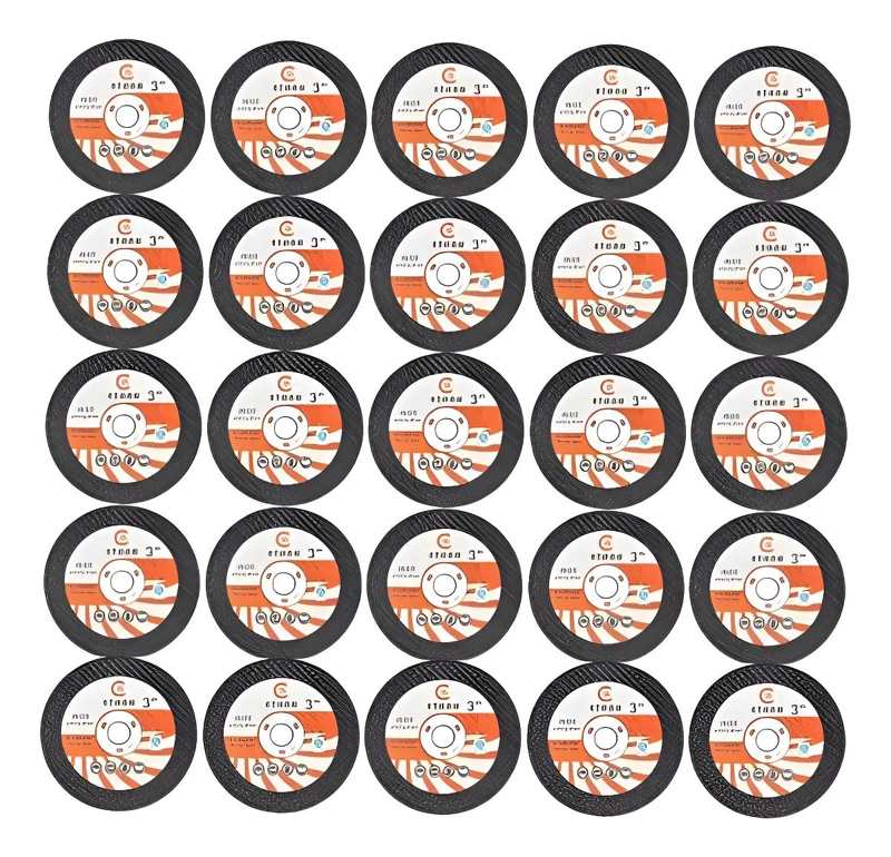 SET 25 DISCOS DE CORTE 3 PULGADAS PARA AMOLADORA - 1