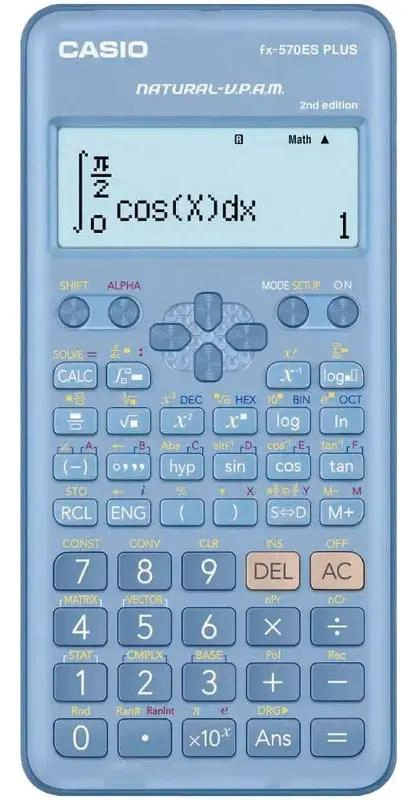 CALCULADORA CIENTIFICA COLOR CELESTE - 1