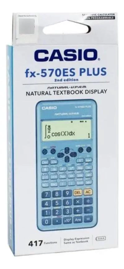 CALCULADORA CIENTIFICA COLOR CELESTE - 2