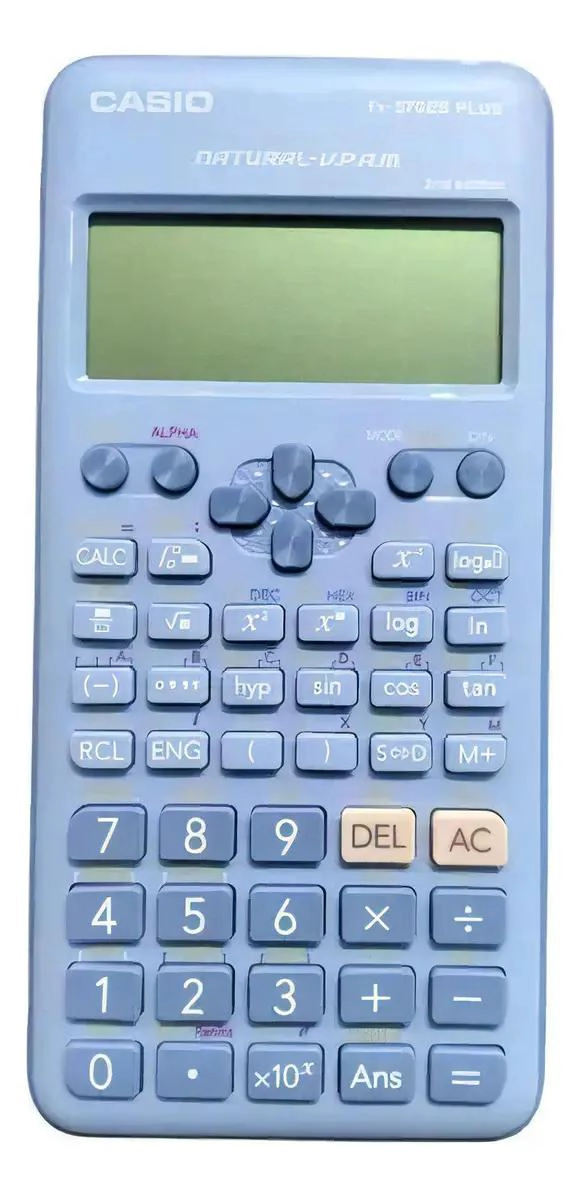 CALCULADORA CIENTIFICA COLOR CELESTE - 3