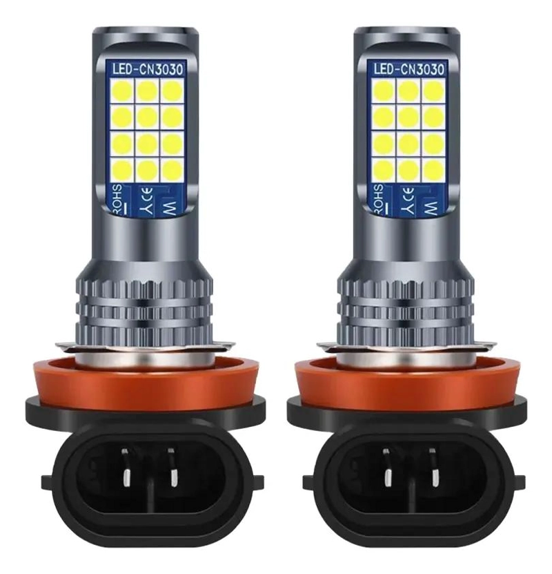 AMPOLLETAS LED MULTICOLOR PARA NEBLINEROS DE AUTO - 1